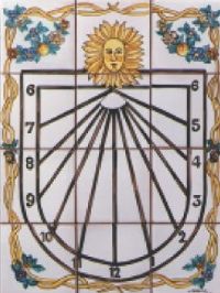 Siglo XVIII Reloj sol